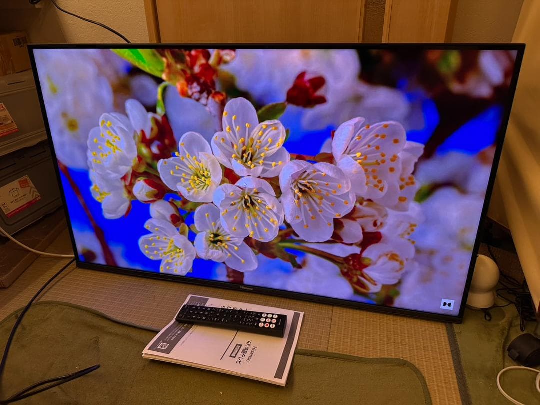 ハイセンス hisense 43型　4K スマートテレビ 43E7H　22年製