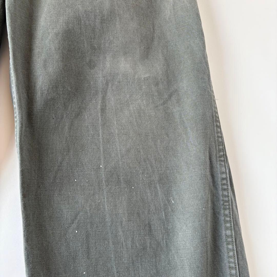 60s ヴィンテージ フランス軍 メカニックパンツ 古着 ミリタリー ユーロ