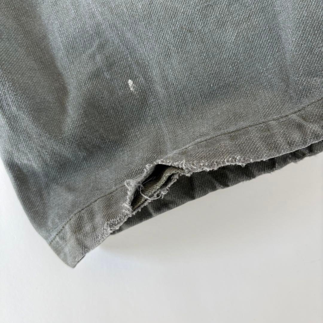 60s ヴィンテージ フランス軍 メカニックパンツ 古着 ミリタリー ユーロ