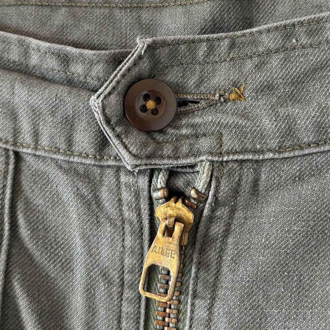 60s ヴィンテージ フランス軍 メカニックパンツ 古着 ミリタリー ユーロ