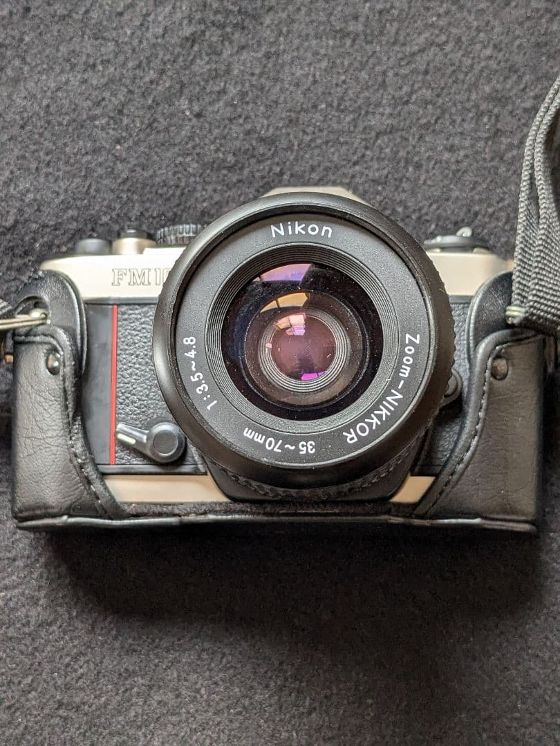 Nikon ニコン　FM10　一眼レフカメラ　NIKKOR　レンズ　純正ケース