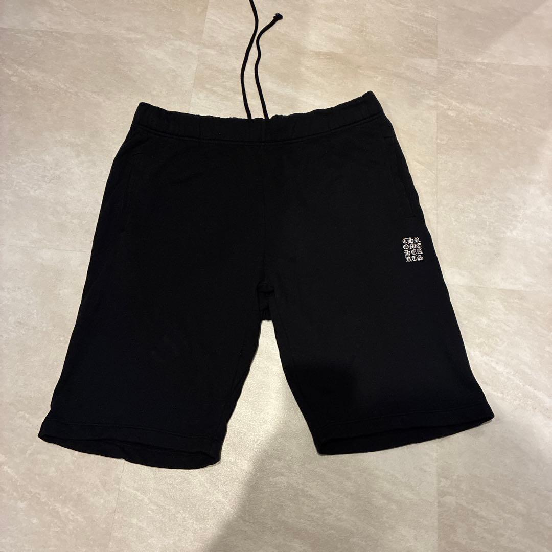 CHROME HEARTS ブラックショートパンツ　スウェット