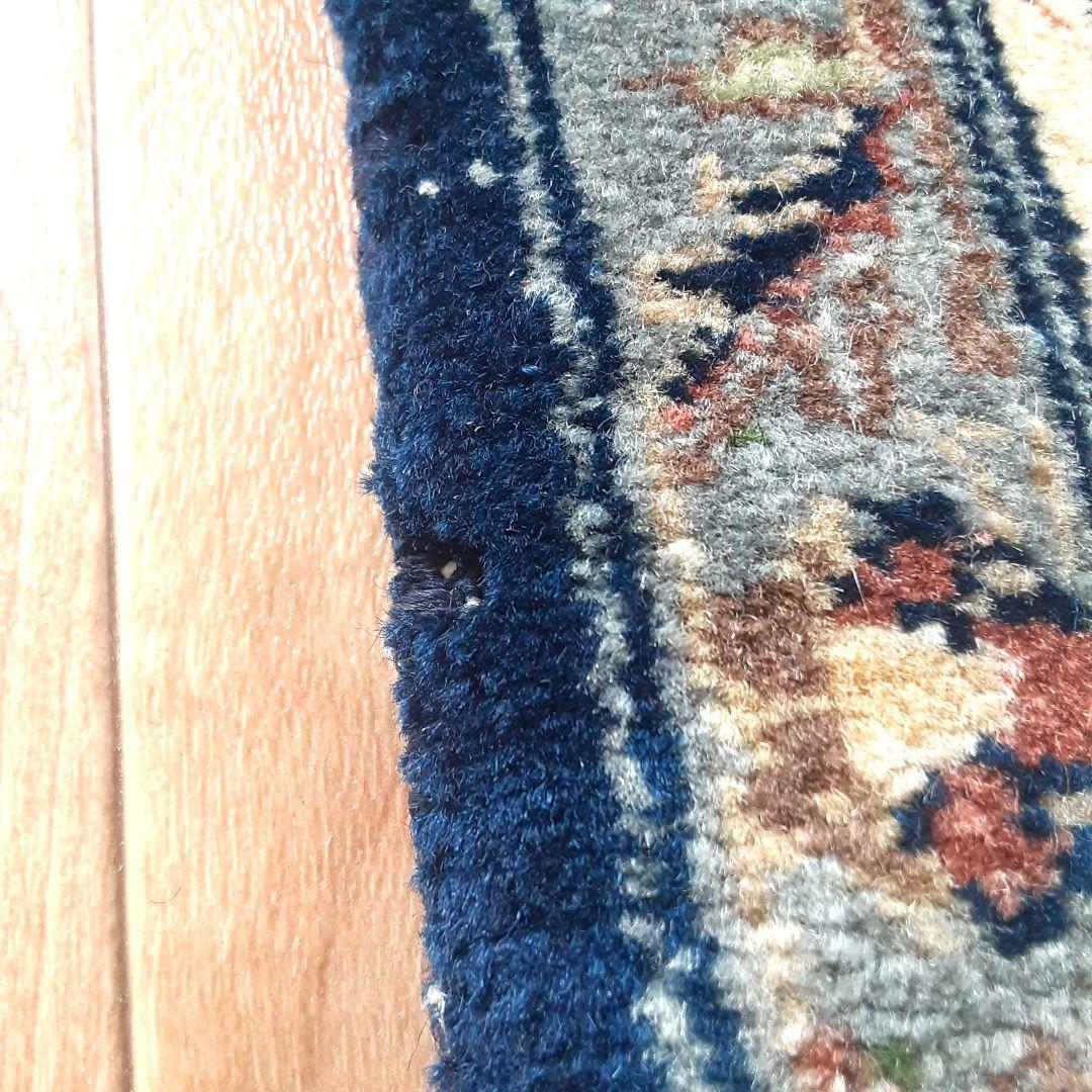 Y1154 高級ペルシャ絨毯 ウール100% 手織り 219×141㎝