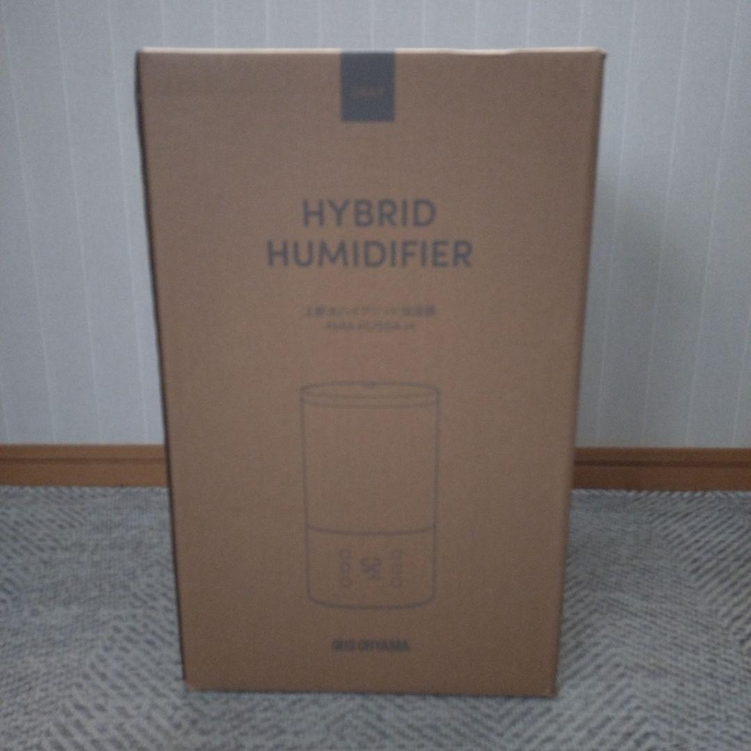 【新品】アイリスオーヤマ 上給水ハイブリッド加湿器 AHM-HU55A-H