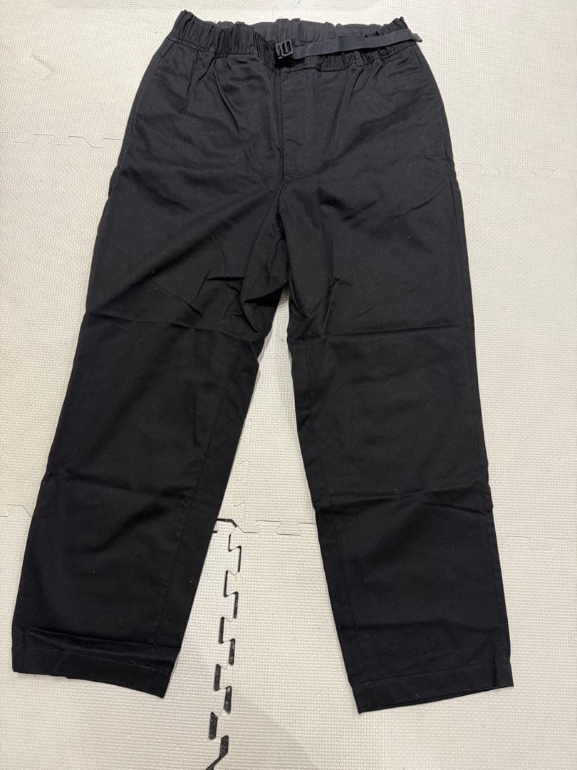 パンツ everyone belted easy pants black L