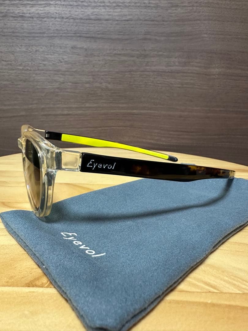Eyevol LEIFER Ⅲ 偏光レンズ サングラス クリア ベッコウ