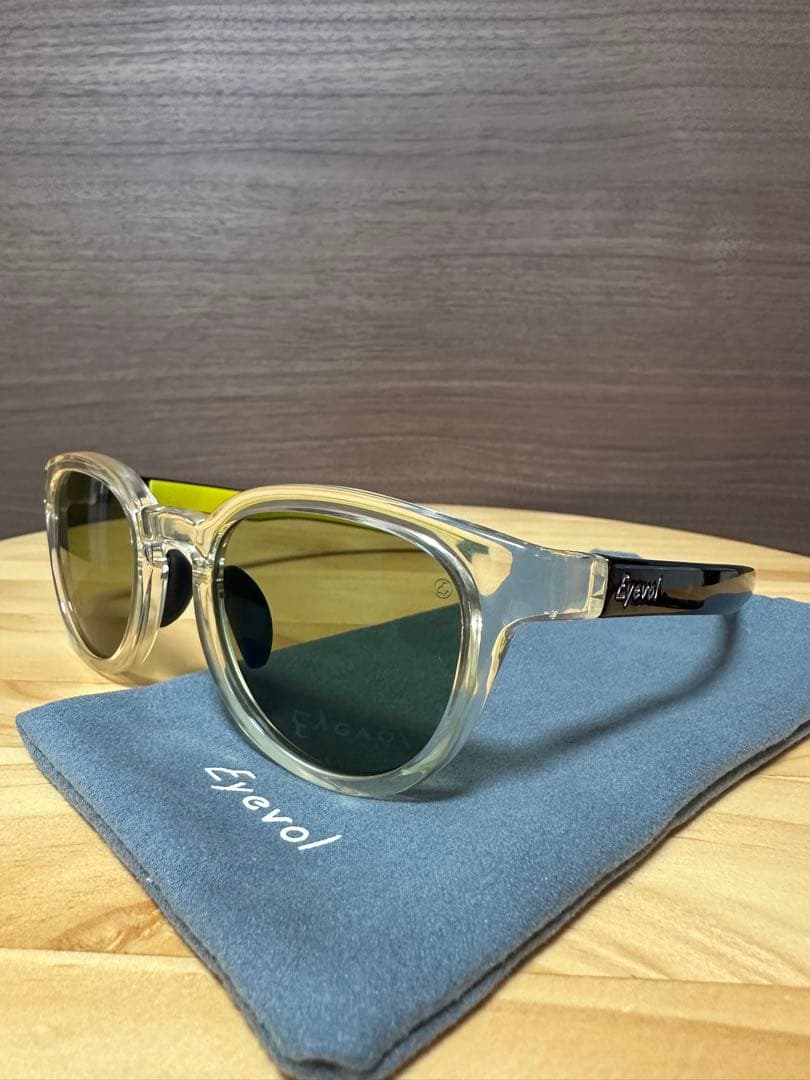 Eyevol LEIFER Ⅲ 偏光レンズ サングラス クリア ベッコウ