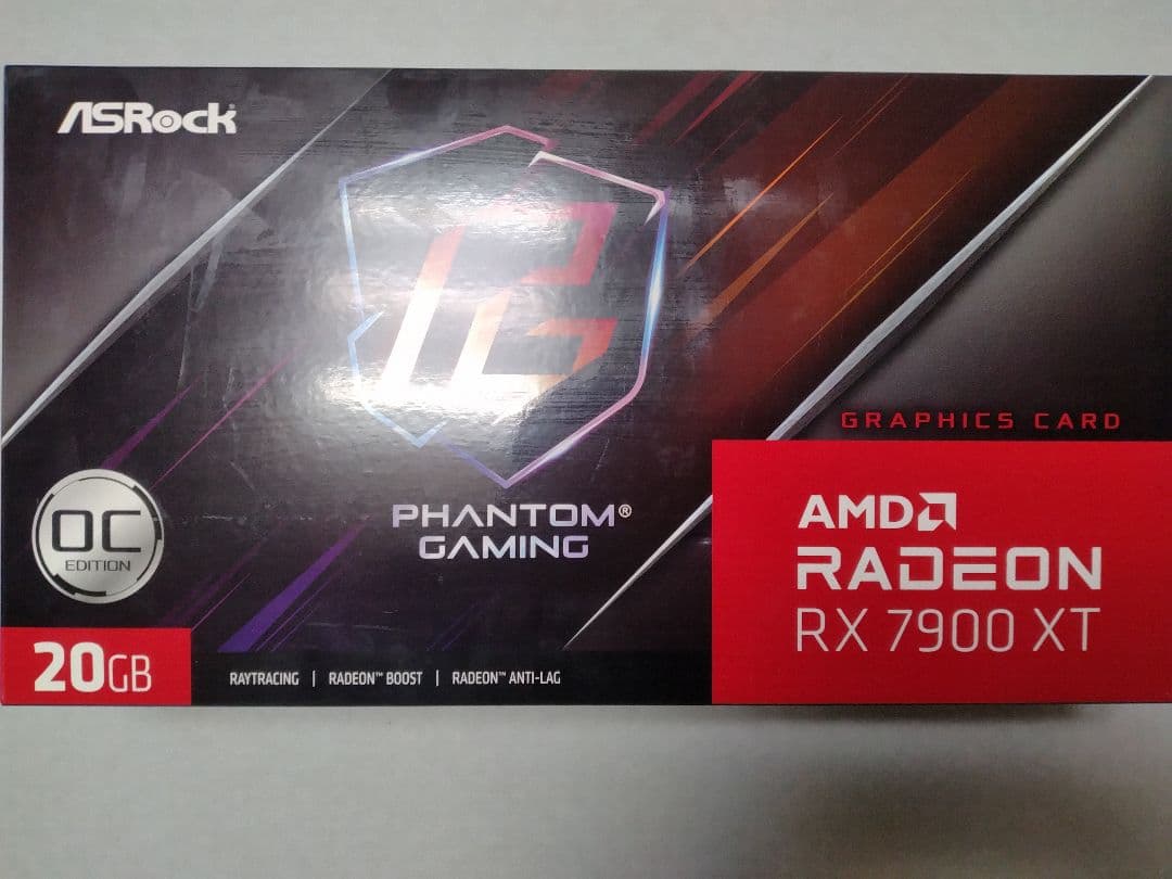 グラフィックボード・グラボ・ビデオカード ASRock Radeon RX 7900 XT 20GB OC