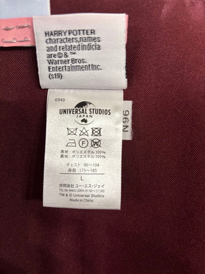 USJ公式　ハリーポッター　グリフィンドール　ローブＬサイズ　マフラーセット