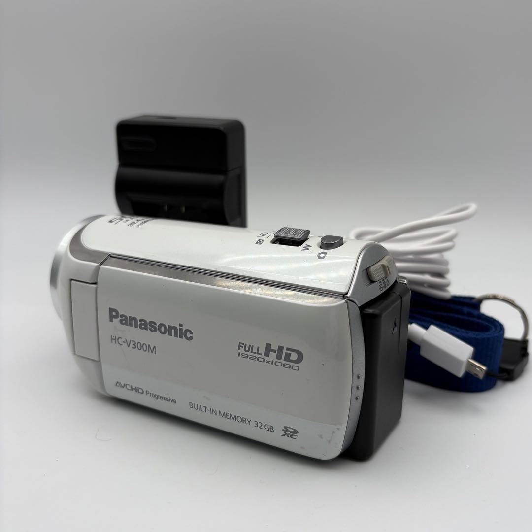 Panasonic HC V300M デジタルビデオカメラ ホワイト 動作確認済