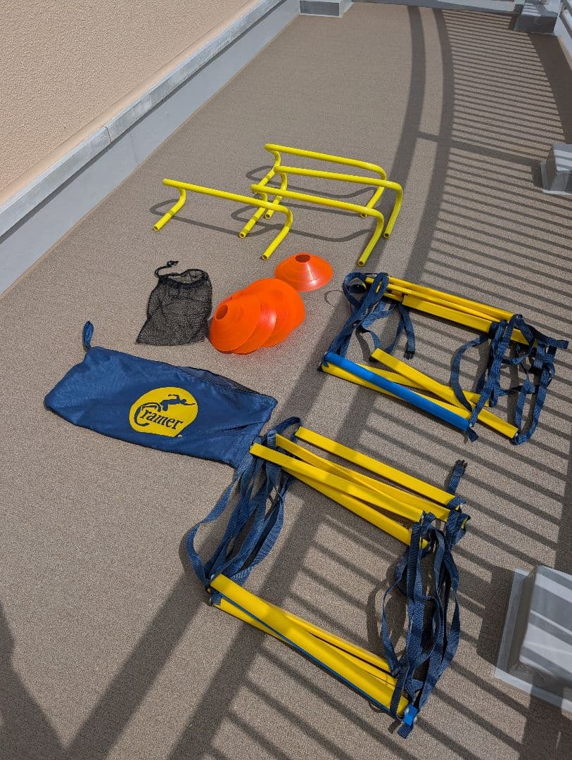 Cramer クイックフットラダー他SAQ3点トレーニングセット