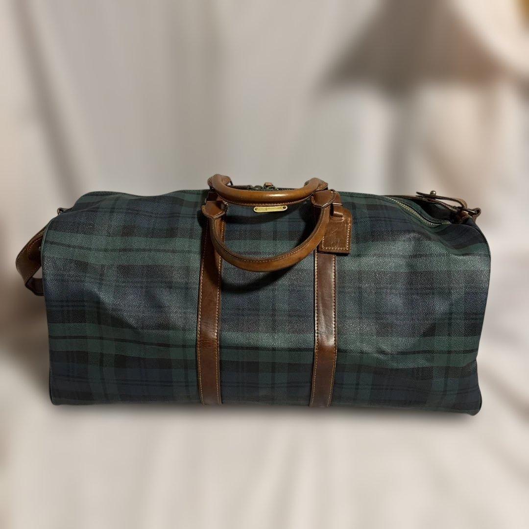 ポロ ラルフローレン ボストンバッグ チェック