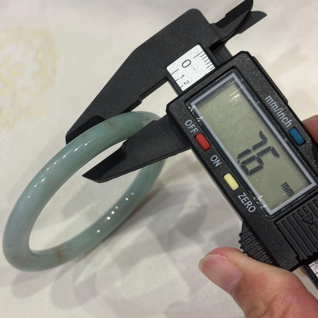 画像追加　ミャンマー産天然本翡翠　A貨　バングル　鑑定書付き