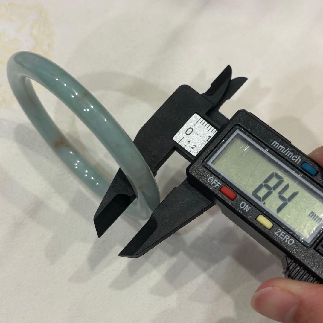 画像追加　ミャンマー産天然本翡翠　A貨　バングル　鑑定書付き