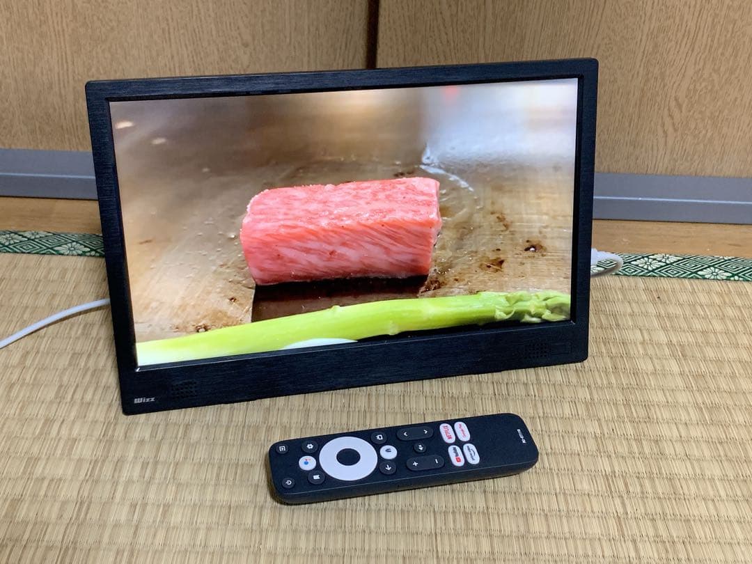新品に近い　Android搭載 ポータブルテレビ　WiFiネット動画