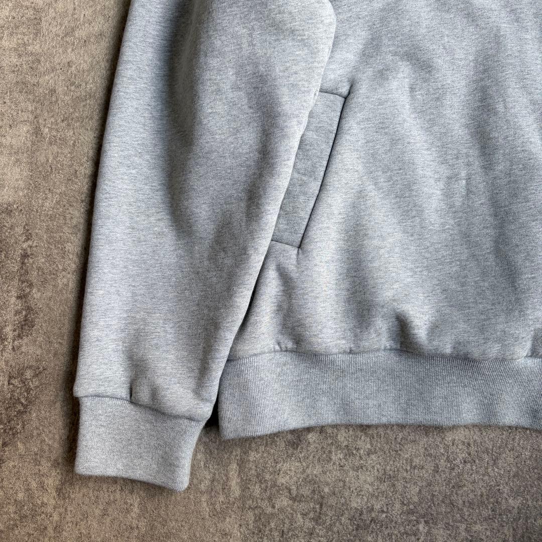 【Fax Copy Express】ハーフジップ スウェット グレー M
