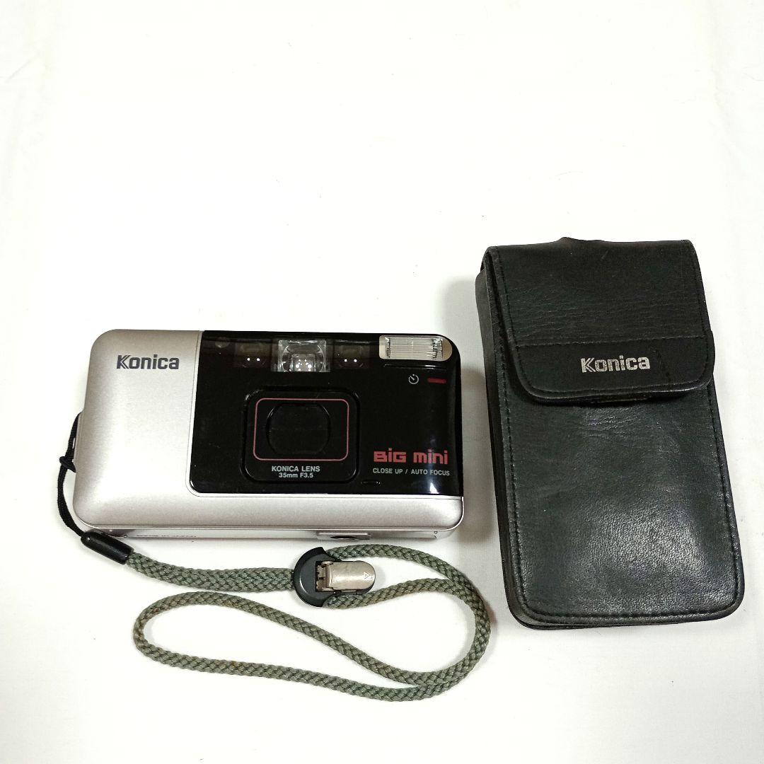 【美品】Konica コンパクトフィルムカメラ BiG mini A4 シルバー