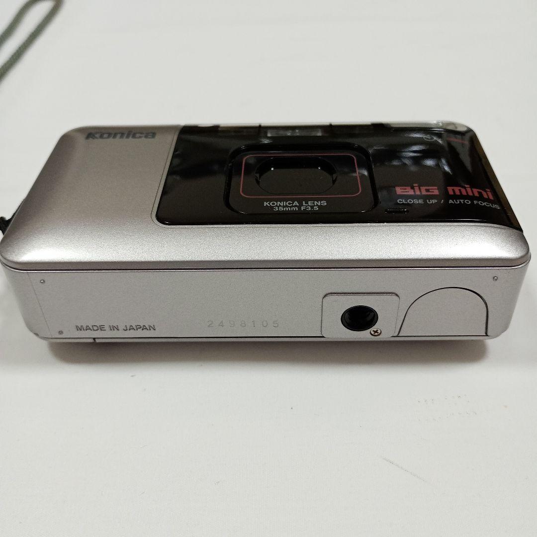【美品】Konica コンパクトフィルムカメラ BiG mini A4 シルバー