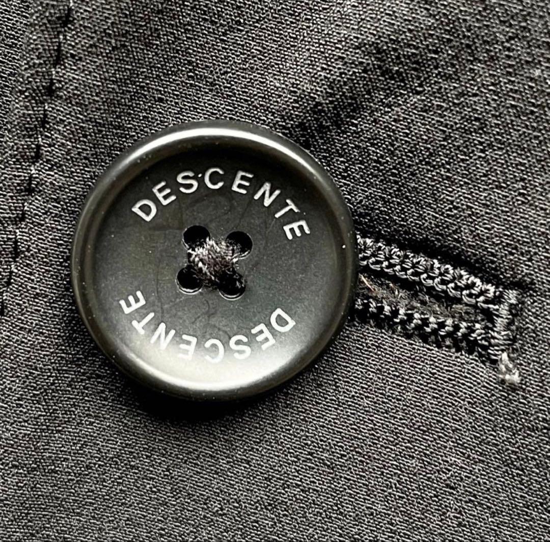 極美品 XL相当 DESCENTE ナイロン テーラードジャケット 高ストレッチ