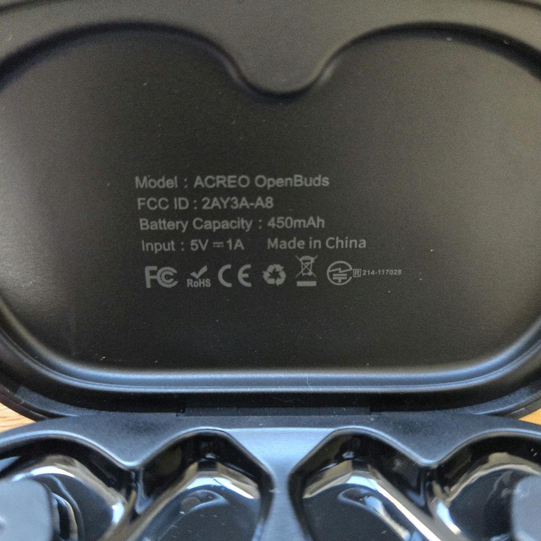 ACREO ワイヤレスイヤホン ブラック