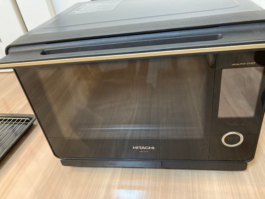 HITACHI ヘルシーシェフMRO-W10A オーブンレンジ液晶故障ジャンク品