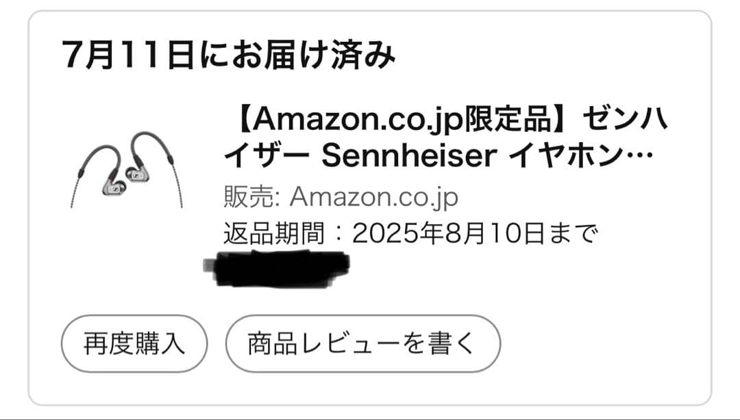イヤホン Sennheiser IE 200