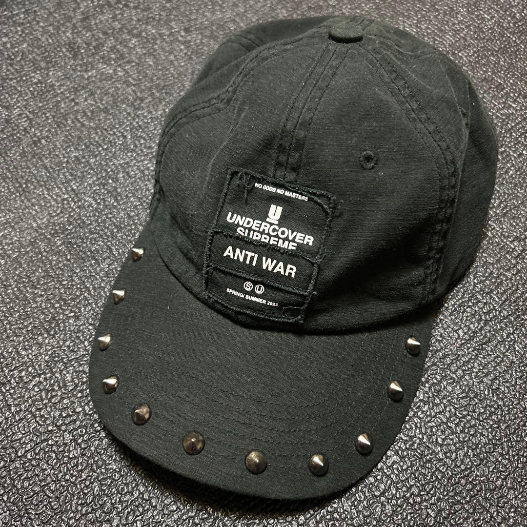 Supreme UNDERCOVER Studded 6-Panel Cap 黒