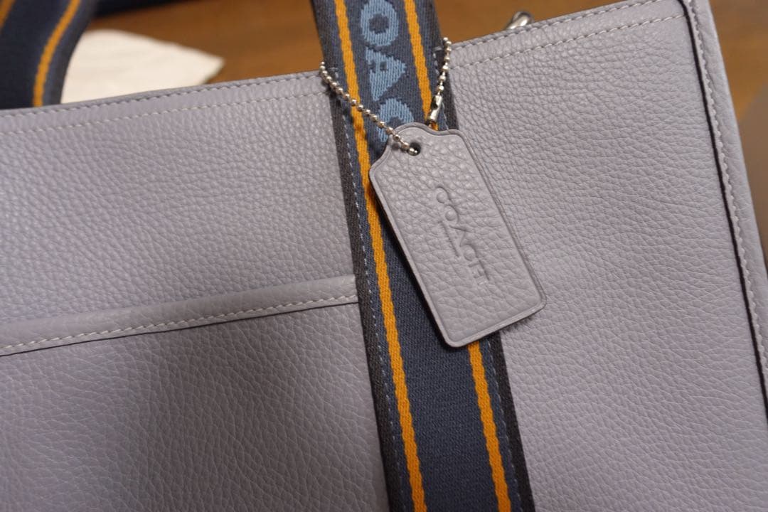 COACH ライトパープル トートバッグ