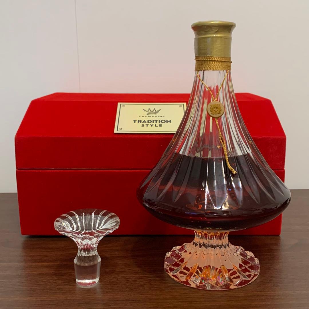 ⭐️未開封⭐️トラディション⭐️クリスタルボトル⭐️化粧箱⭐️替栓⭐️ブランデー⭐️送料無料⭐️