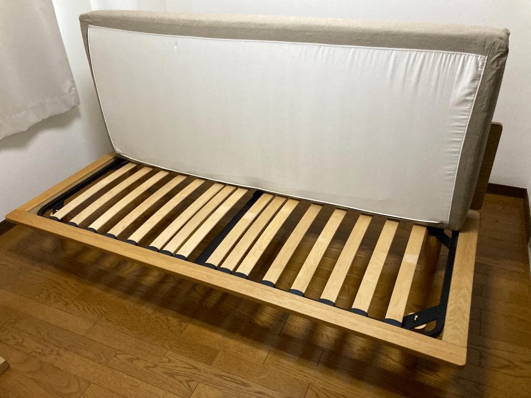 【廃盤★無印良品】ソファベッド ベージュ おしゃれ