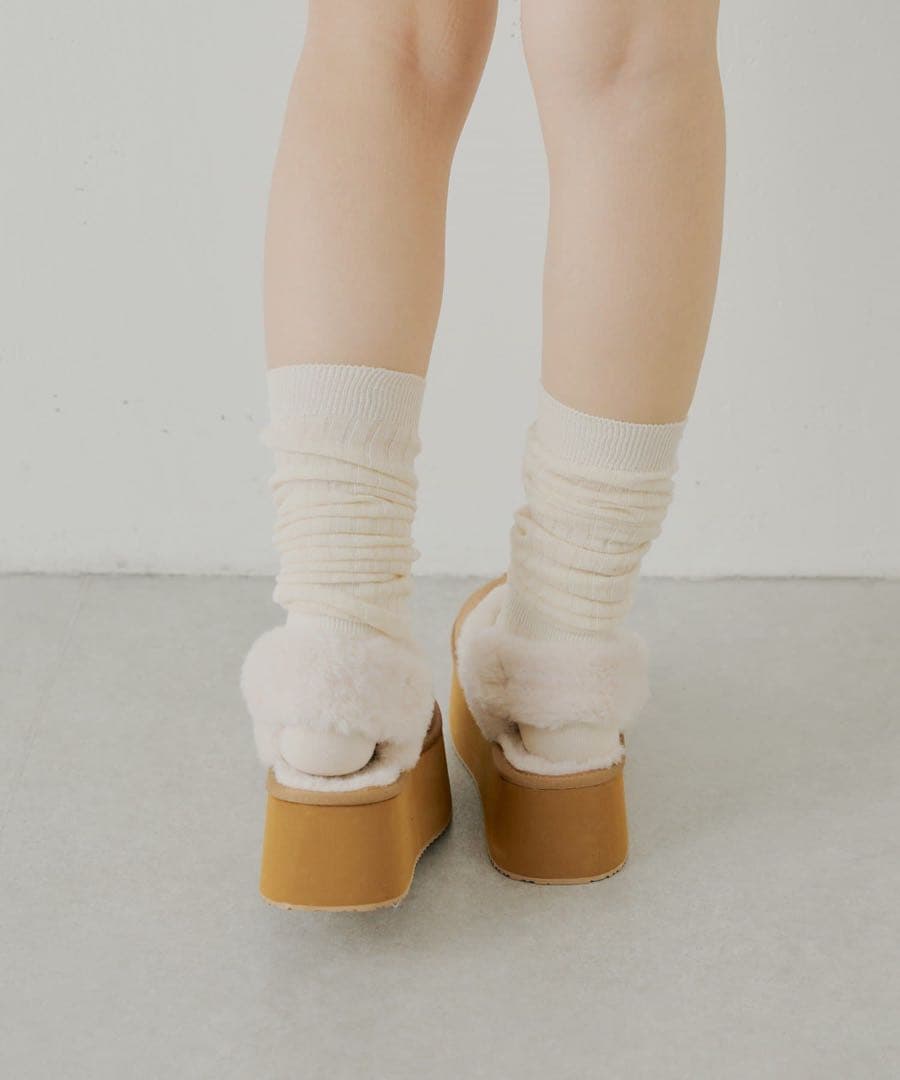 チコ　chico 2way厚底ムートンサボ