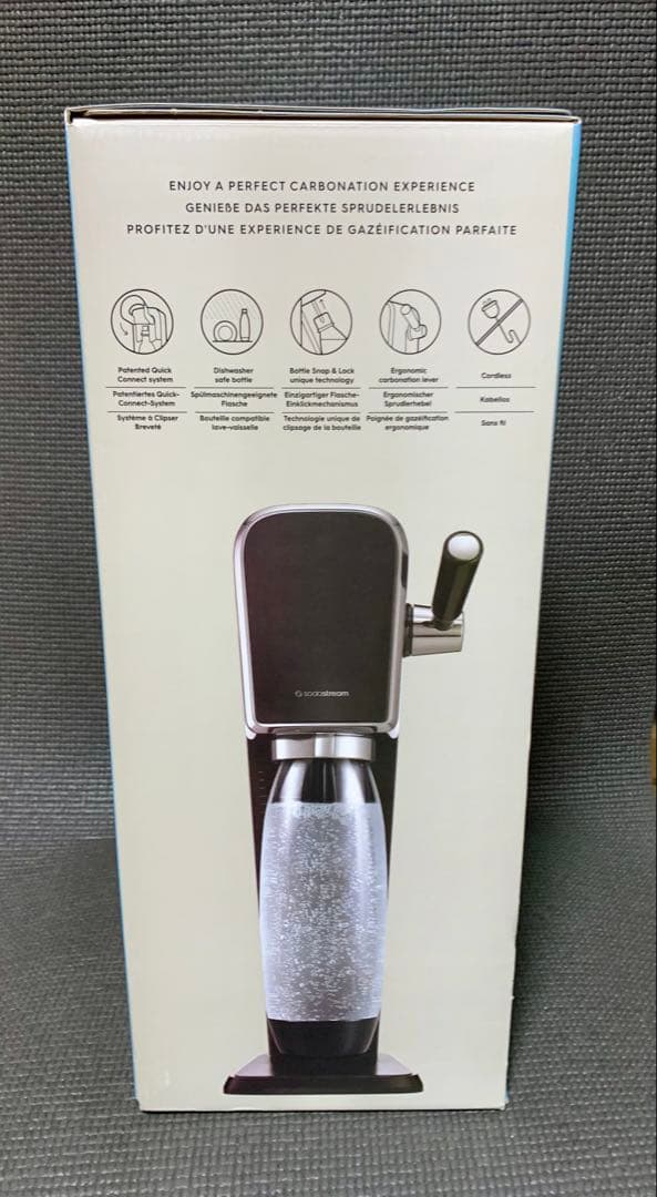 ☆【美品】ソーダストリーム・ガスシリンダー付き（残8分目）