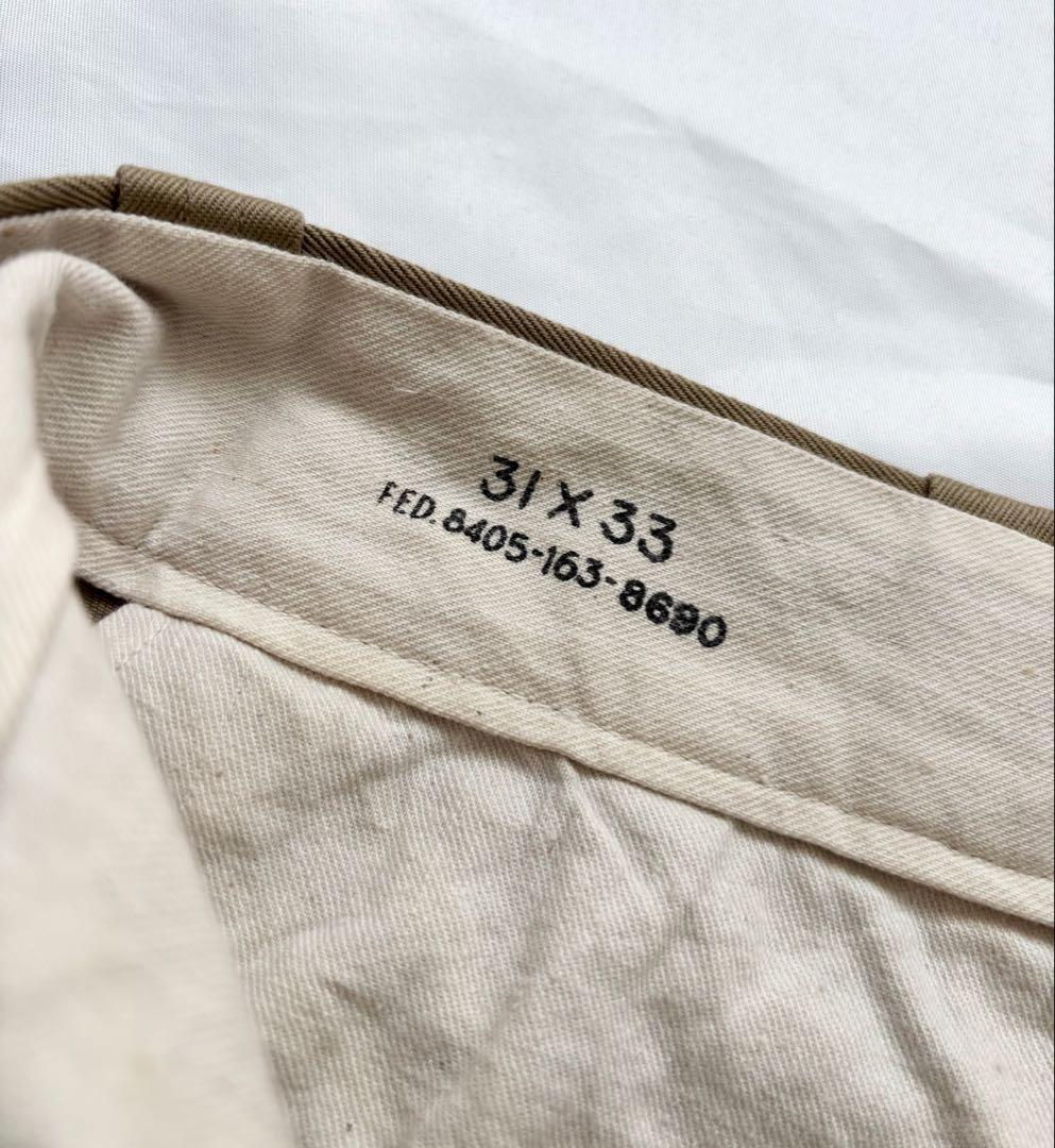 K*6様 50's US Army M-52 Chino Trousers W3