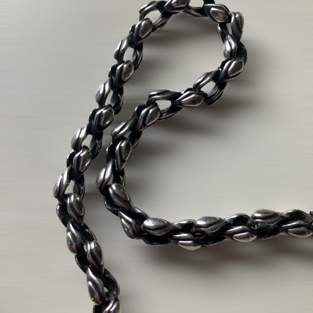 シルバー925製 重厚 ウォレットチェーン silver 115g