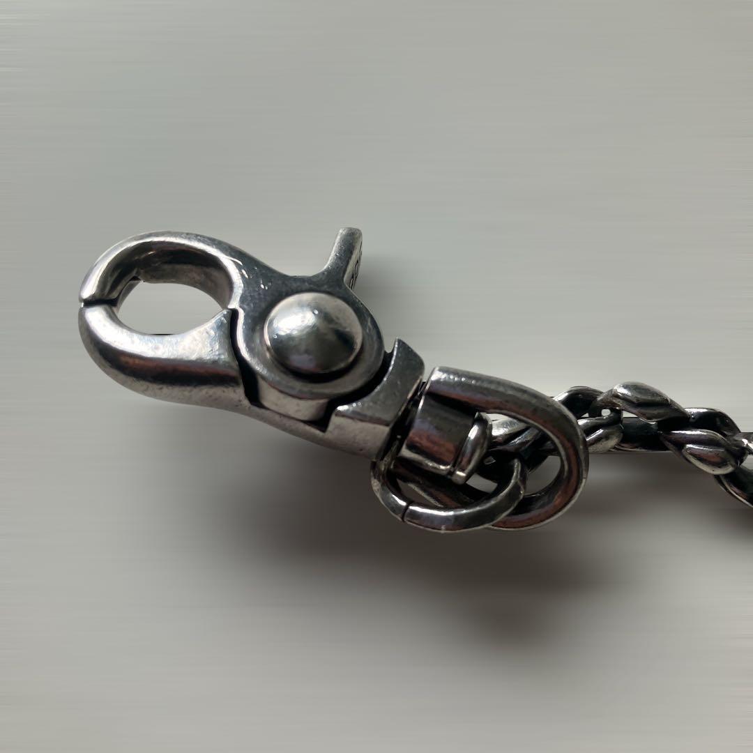 シルバー925製 重厚 ウォレットチェーン silver 115g