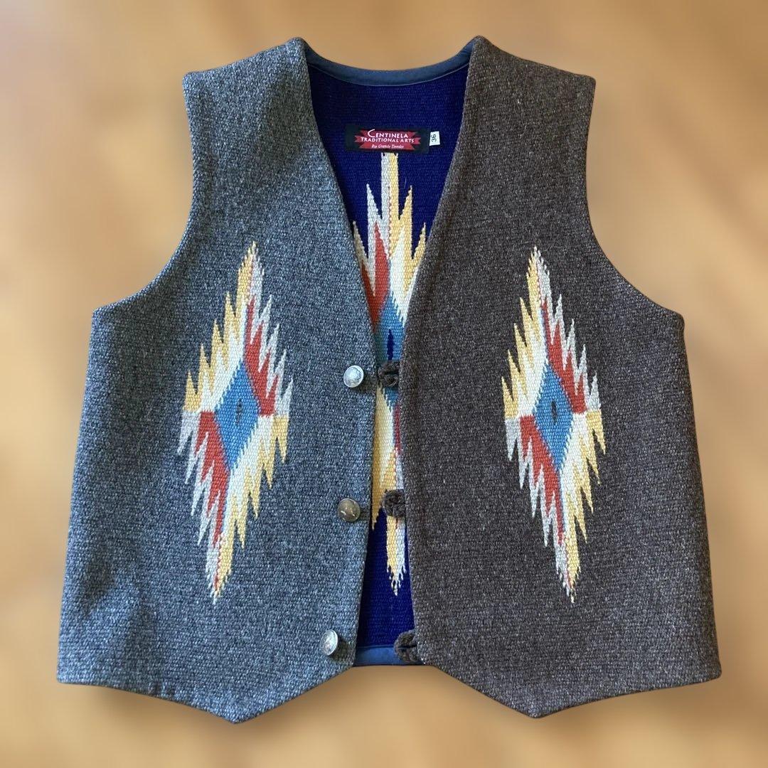 CENTINELA センチネラベスト クレイジーパターン　チマヨベスト　36