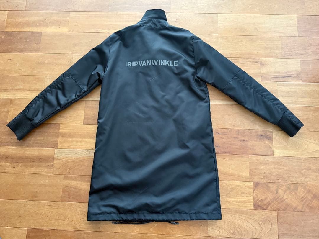 ripvanwinkle ロングコーチコート ベンチコート黒 サイズ5 日本製