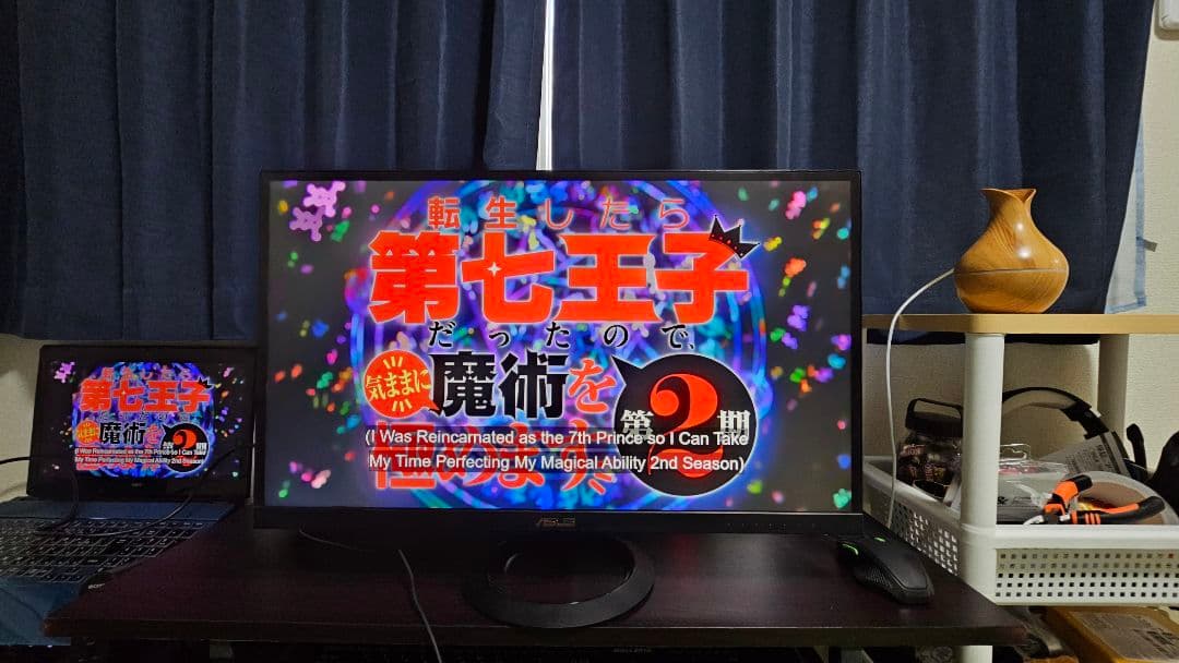 ASUS ディスプレイモニター VZ279/27インチ・動作品/確認済み