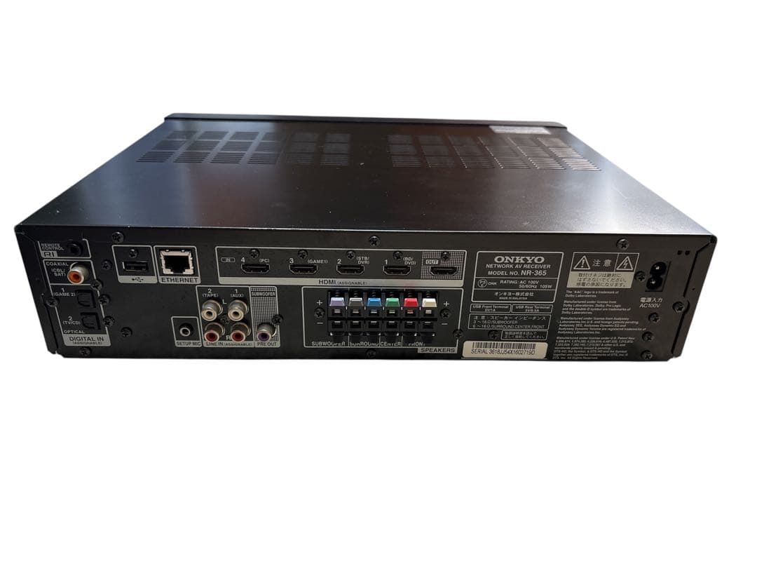 ONKYO ネットワーク AVレシーバー NR-365