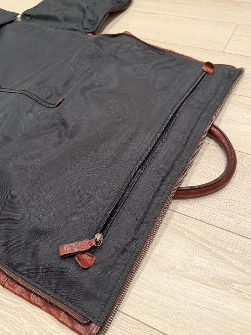 本革 ボストンバッグ 北欧 Saddler 高級ガーメントバッグ