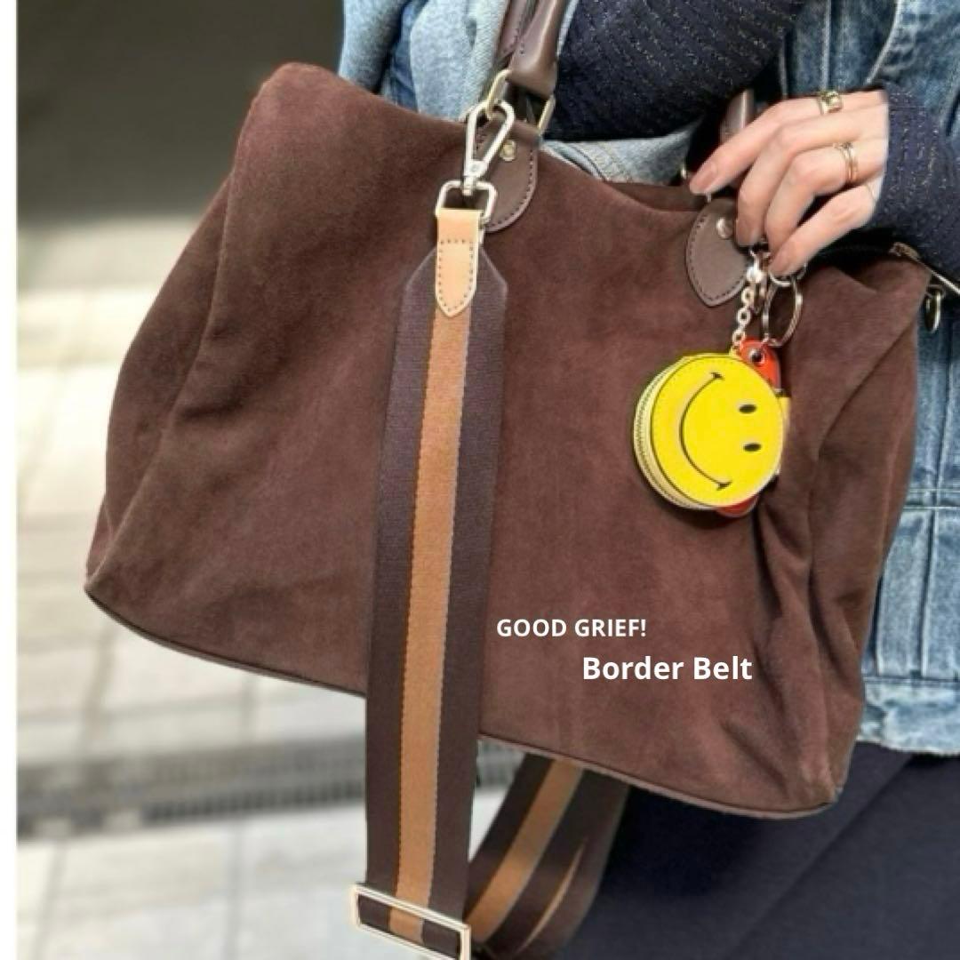 【GOOD GRIEF!/グッド グリーフ】Border Belt(5cm)