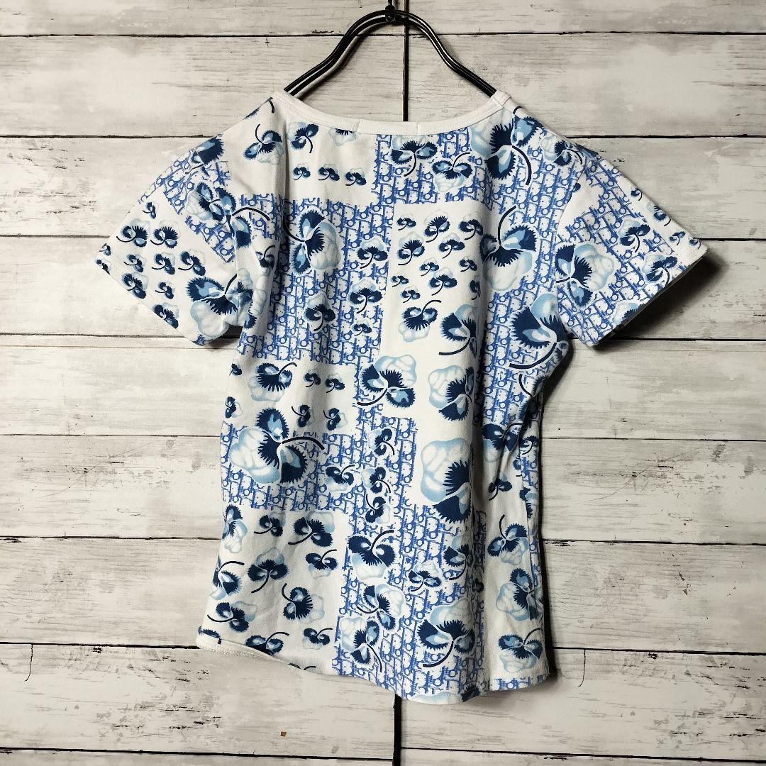 Dior クリスチャンディオール 半袖Tシャツ カットソー トロッター 花柄