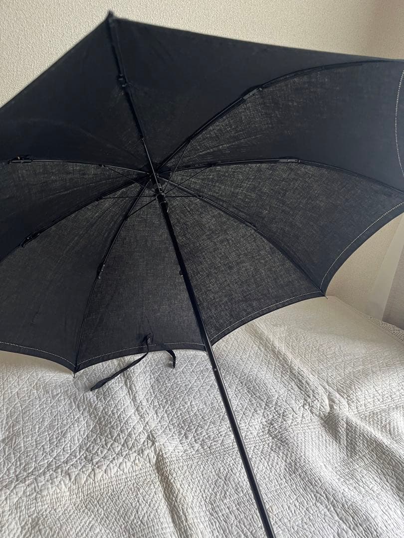 美品　中川政七商店　折りたたみ日傘　黒