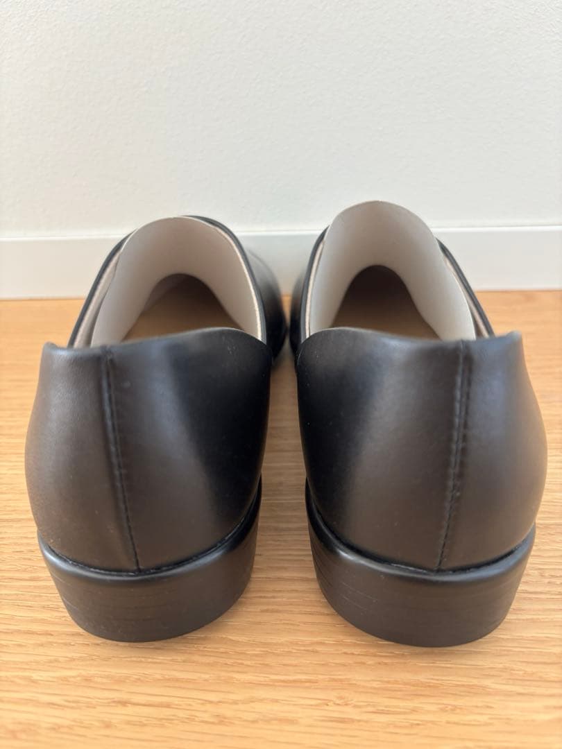 HARUTA スムース素材のスポックシューズ #SD150 ブラック25EE