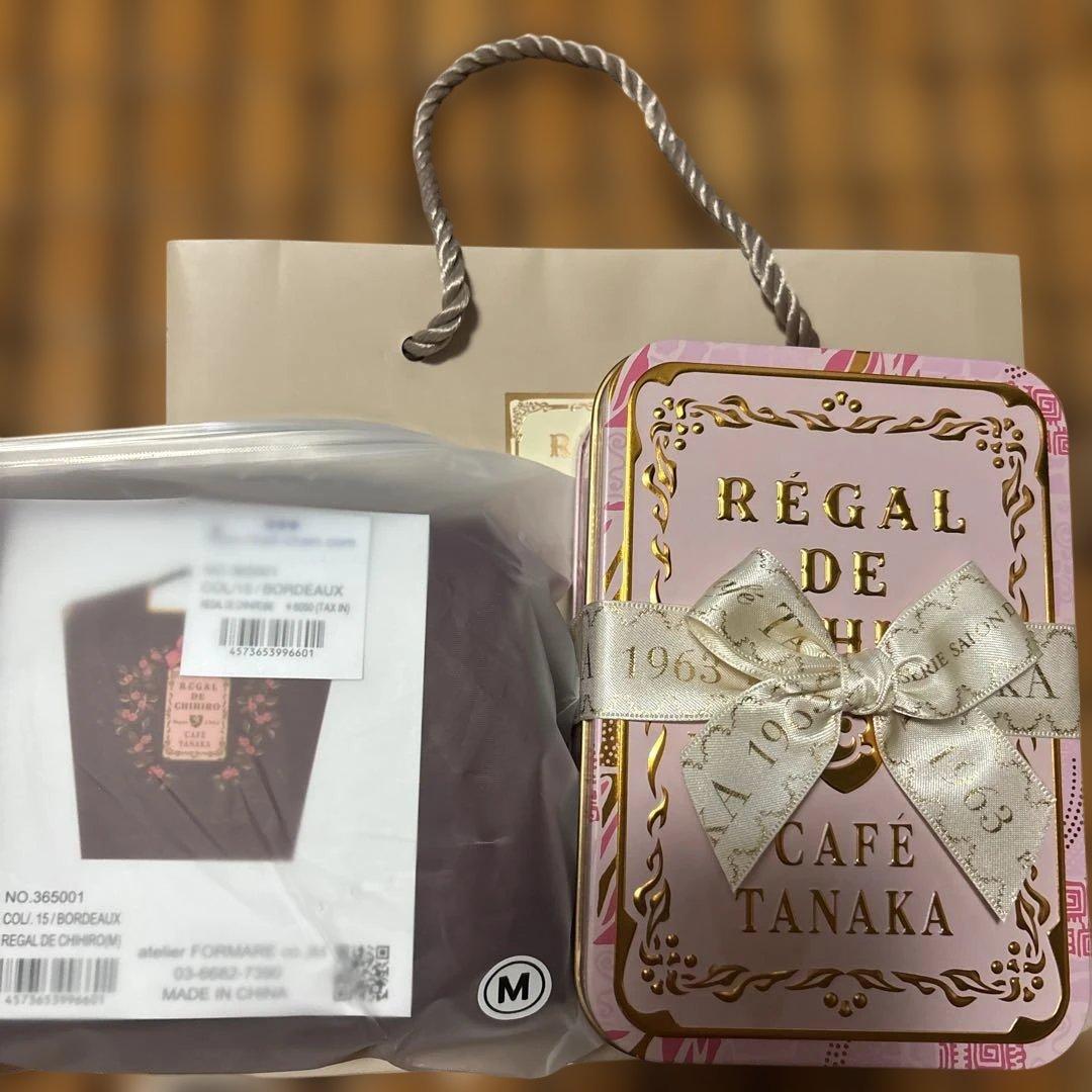 カフェタナカ　阪急限定　ボールアンドチェーン　クッキー缶セット