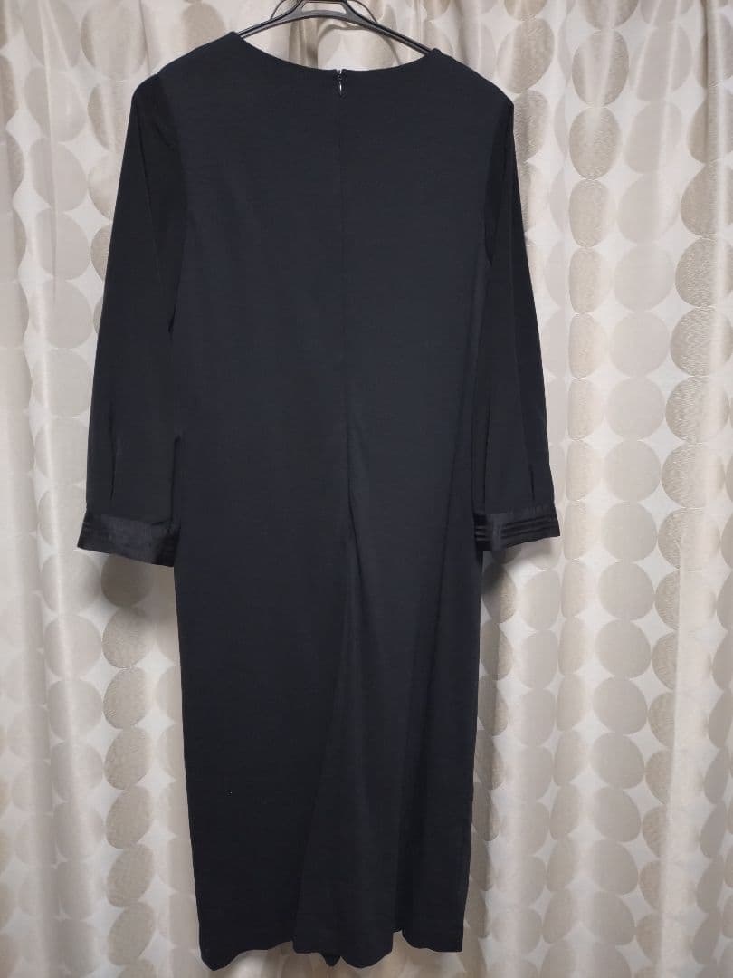 自由区360°FREEウォッシャブルワンピースネイビーサイズ38