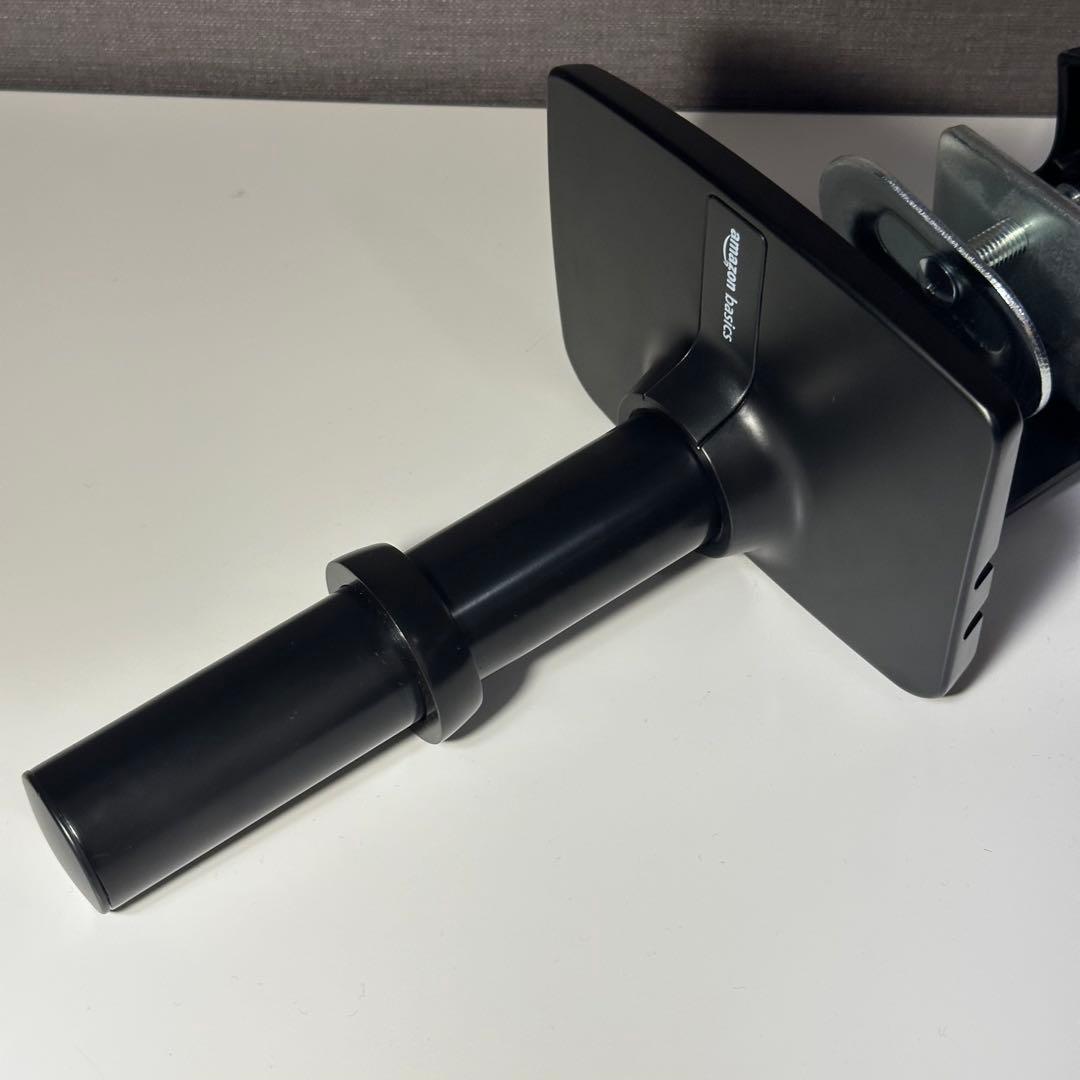 Amazonベーシック モニターアーム+エルゴトロンLX 延長用アーム