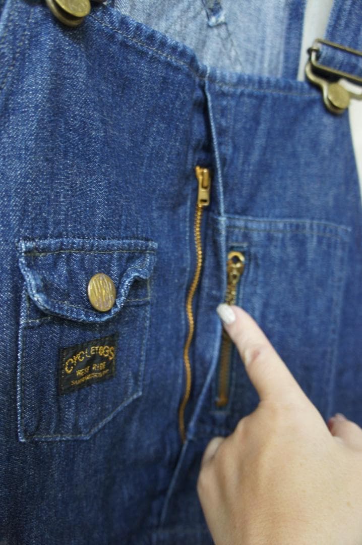 WEST RIDE☆CYCLETOGS☆オーバーオール☆３４－３６☆１５８９９