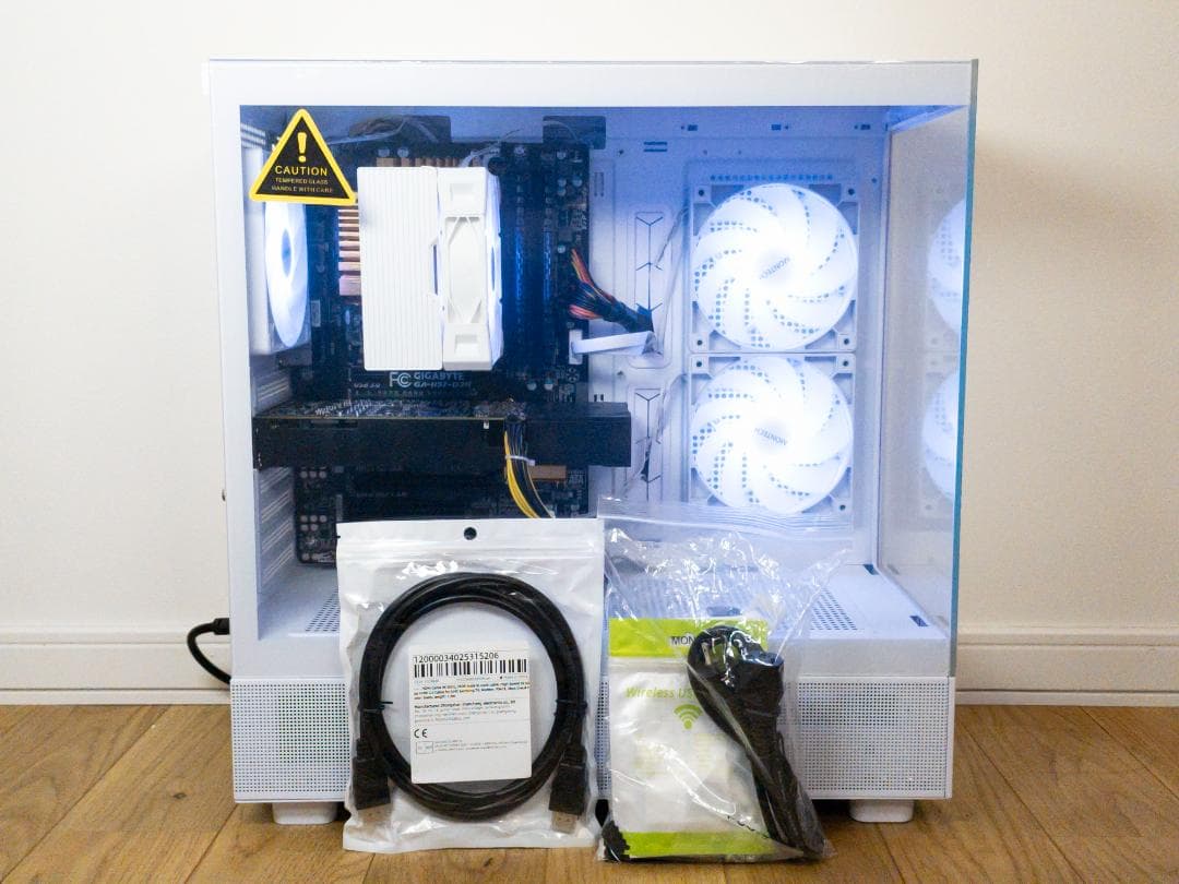 白ゲーミングPC GTX1060 / i7-4790 / SSD 480GB