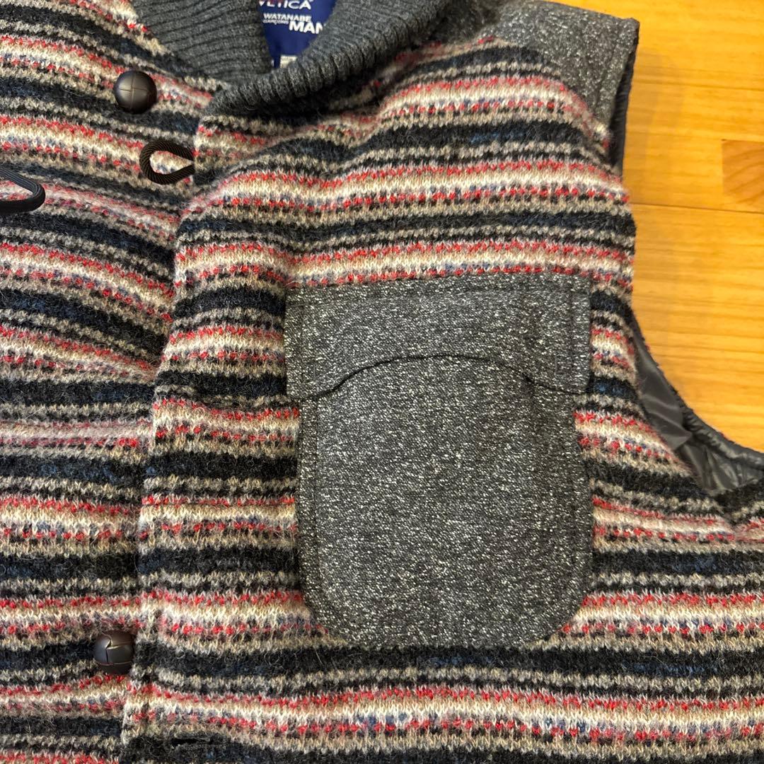 値下げJUNYA WATANABE x DUVETICA ニットダウンベスト